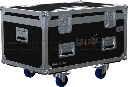 Santosom Moving Head Flight case PRO, 4x Martin MAC AURA