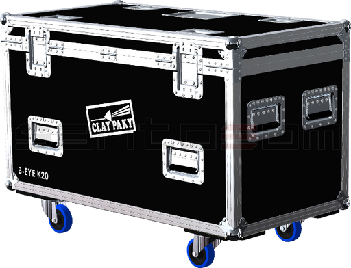 Santosom Moving Head Flight case, 2x Clay Paky A. Leda b-eye K-20 (No Foam Shell)