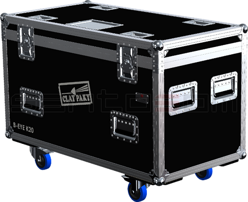 Santosom Moving Head Flight case, 2x Clay Paky A. Leda b-eye K-20 (No Foam Shell)