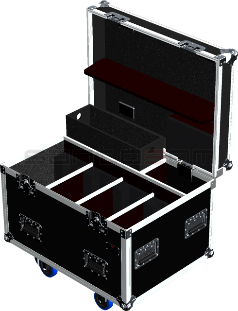 Santosom Moving Head Flight case, 4x GLP Impression X4
