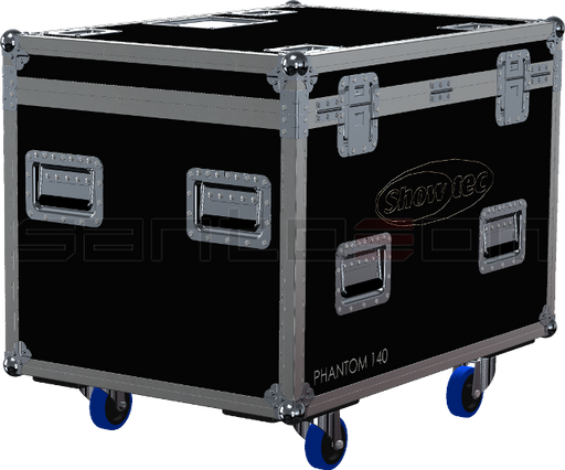 Santosom Moving Head Flight Case, 4x Showtec Phantom 140 LED Beam+Access.