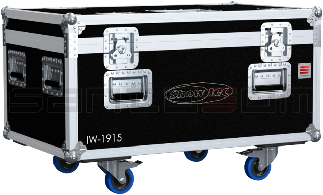 Santosom Moving Head Flight Case PRO, 4x Showtec iW-1915 + Access.