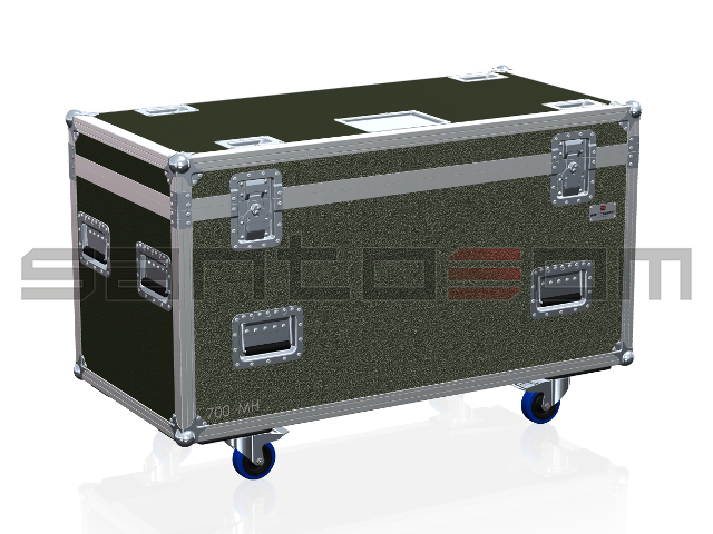 Santosom Moving Head Flight case, 2x SGM IDEA SPOT 700