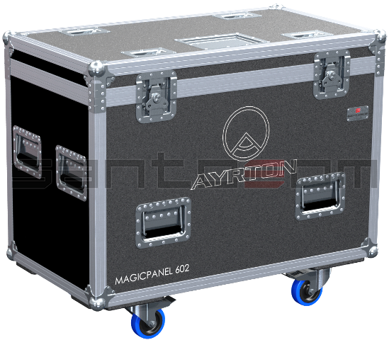 Santosom Moving Head Flight case PRO, 2x Ayrton Magicpanel-R (no foam shell)