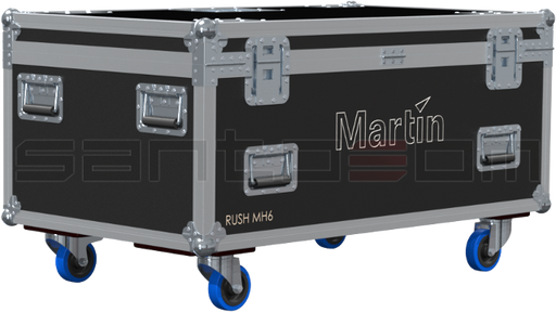 Santosom Moving Head Flight case PRO, 8x Martin Rush MH6