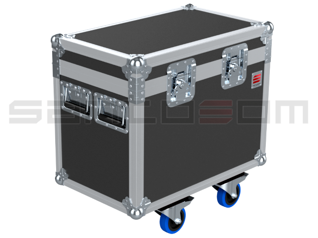 Santosom Moving Head Flight case Ecoline, 2x Prolights Crystal