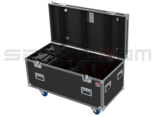 Santosom Moving Head Flight case PRO, 6x Acme Glamour 350Z