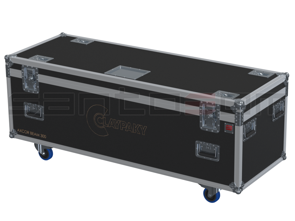 Santosom Moving Head Flight case PRO, 4x Clay Paky Axcor Beam 300