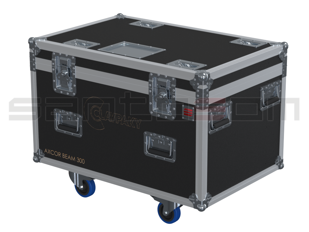 Santosom Moving Head Flight case PRO, 2x Clay Paky Axcor Wash 300