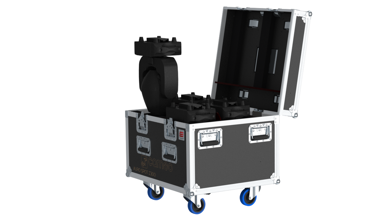 Santosom Moving Head Flight case PRO, 4x Cameo Auro Spot Z300