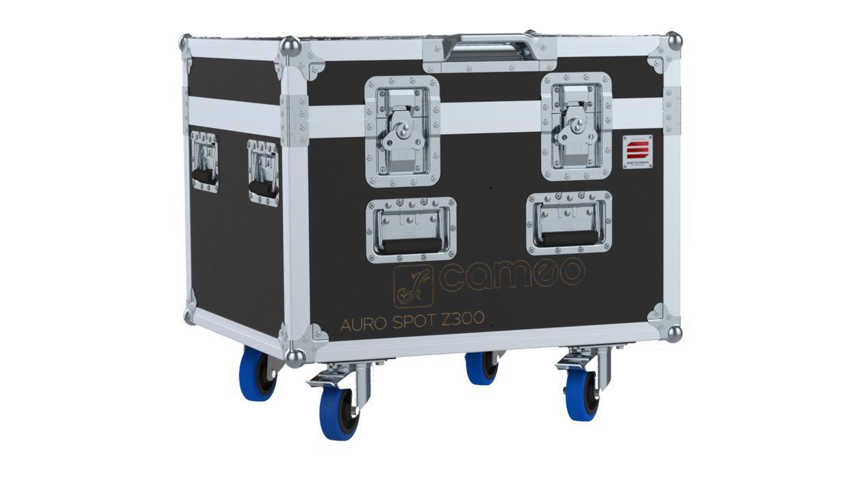 Santosom Moving Head Flight case PRO, 4x Cameo Auro Spot Z300
