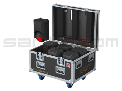 Santosom Moving Head Flight Case PRO, 6x Cameo Movo Beam Z100