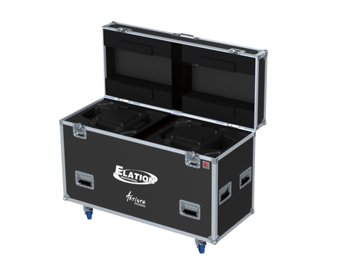Santosom Moving Head Flight case, 2x Elation Picasso (No Foam shell)
