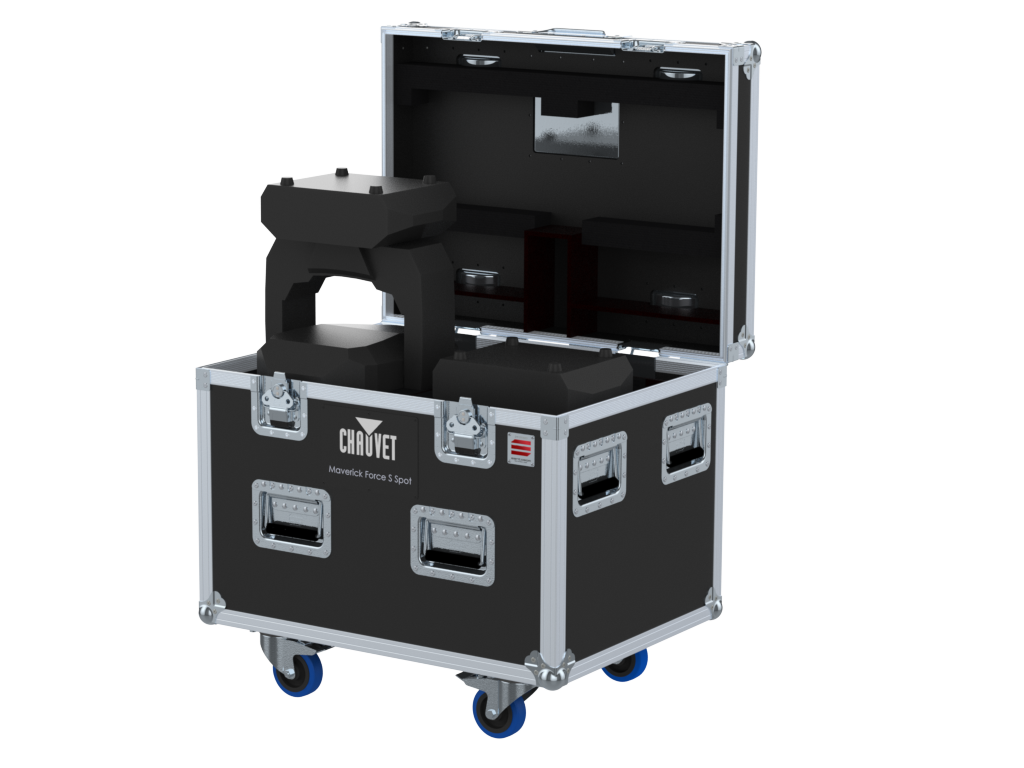 Santosom Moving Head Flight case PRO, 2x Chauvet Maverick Force S Spot