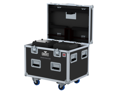 Santosom Moving Head Flight case PRO, 2x Chauvet Maverick Force S Spot