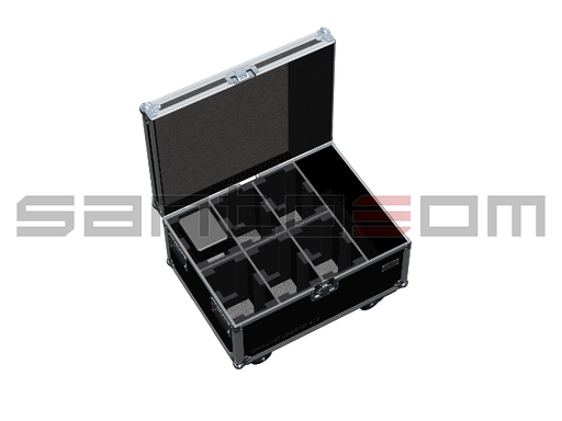 Santosom Moving Head Flight case, 6x Chauvet Legend 412 + Access.
