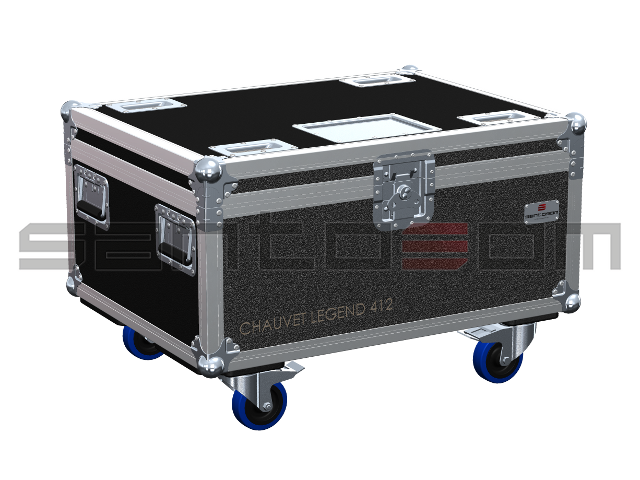 Santosom Moving Head Flight case, 6x Chauvet Legend 412 + Access.