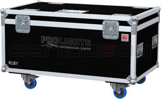 Santosom Moving Head Flight case STD, 8x ProLights Ruby
