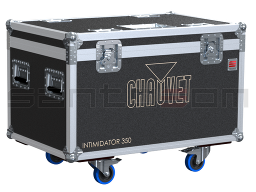 Santosom Moving Head Flight Case PRO, 4x Chauvet Intimidator 350