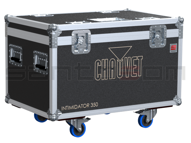 Santosom Moving Head Flight Case PRO, 4x Chauvet Intimidator 350