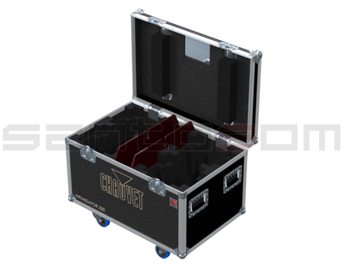 Santosom Moving Head Flight Case PRO, 4x Chauvet Intimidator 350