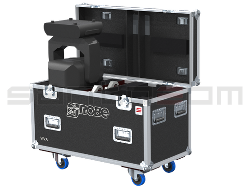 Santosom Moving Head Flight case PRO, 2x Robe Viva Profile