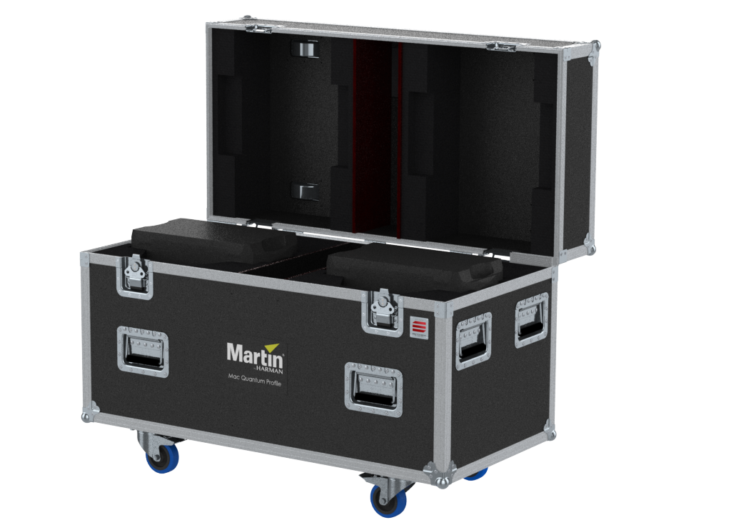 Santosom Moving Head Flight case PRO, 2x Martin Mac Quantum Profile
