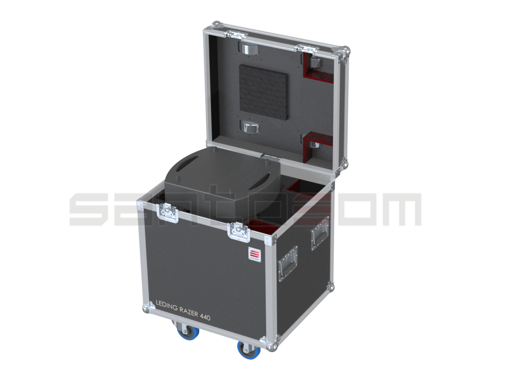 Santosom Moving Head Flight case, Leding Razer 440