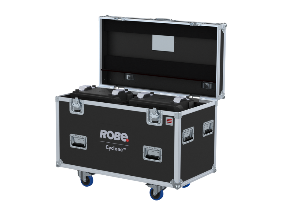 Santosom Moving Head Flight Case PRO, 2x Robe CYCLONE