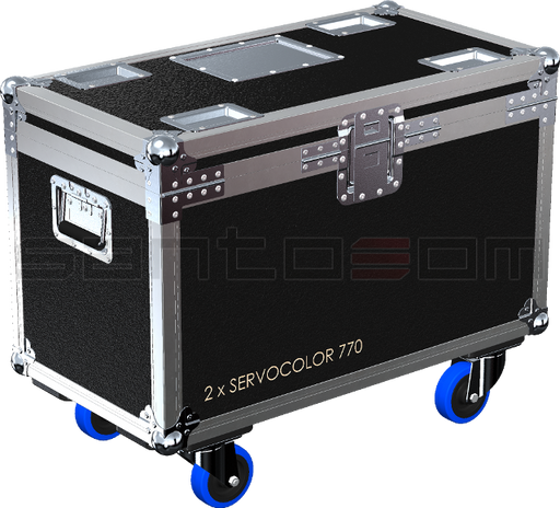 Santosom Moving Head Flight case, 2x CSI Servo Color 770