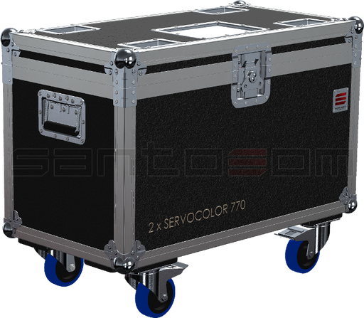 Santosom Moving Head Flight case, 2x CSI Servo Color 770