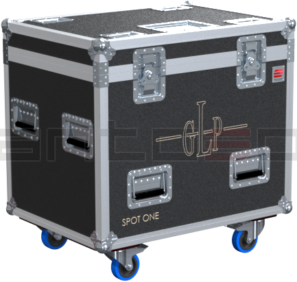 Santosom Moving Head Flight Case PRO, 2x GLP Impression Spot One