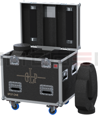 Santosom Moving Head Flight Case PRO, 2x GLP Impression Spot One