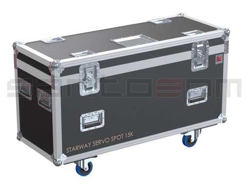 Santosom Moving Head Flight Case, 2x Starway Servo Spot 15K