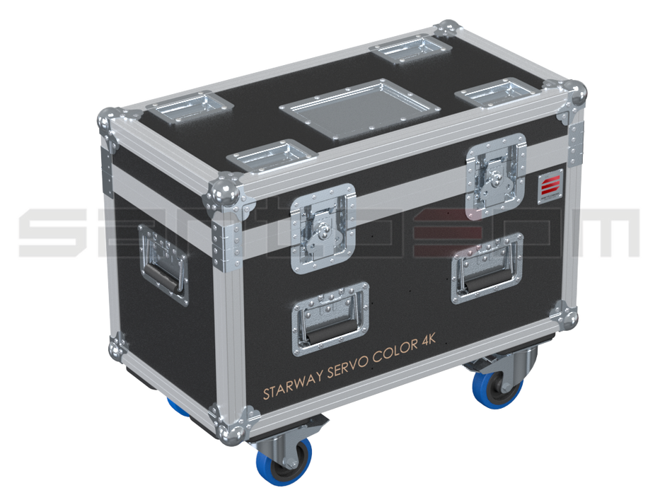 Santosom Moving Head Flight Case, 2xStarway Servo Color 4K