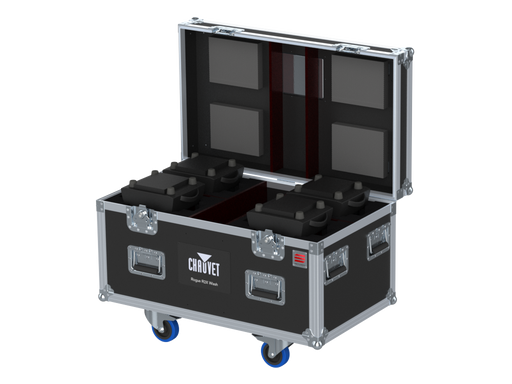 Santosom Moving Head Flight Case PRO, 4x Chauvet Rogue R2X Wash