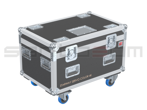 Santosom Moving Head Flight case, 4x Starway Servo Color 4K
