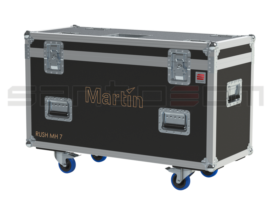 Santosom Moving Head Flight Case PRO, 2x Martin Rush MH7 Hybrid