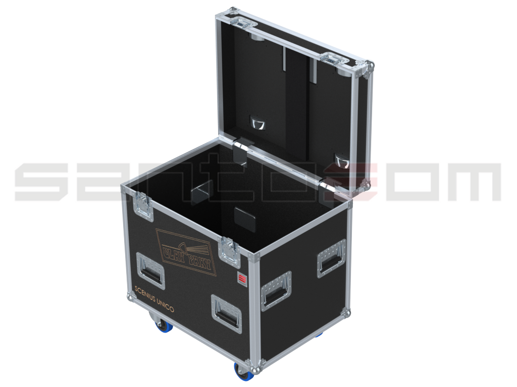 Santosom Moving Head Flight case PRO, Clay Paky Scénius Unico (No Foam shell)