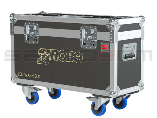 Santosom Moving Head Flight Case, 2x Robe Led Wash 300