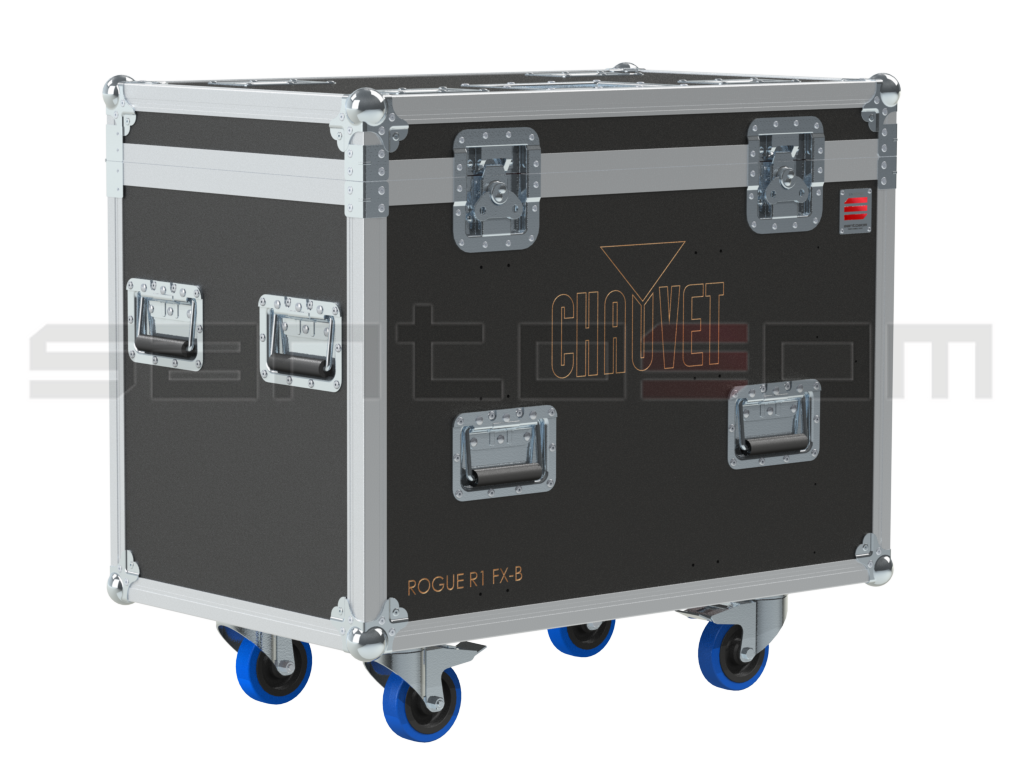 Santosom Moving Head Flight case, 4x Chauvet Rogue R1 FX-B