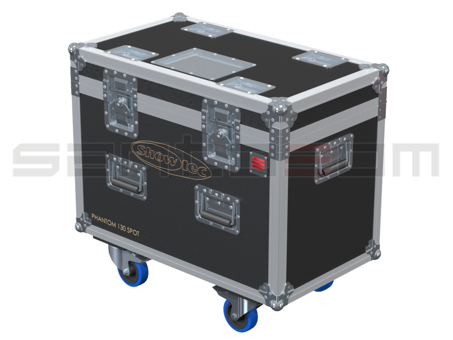 Santosom Moving Head Flight Case PRO, 2x Showtec phantom130 Spot 2017