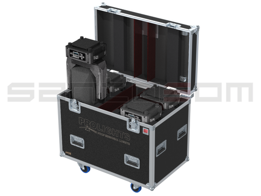 Santosom Moving Head Flight Case PRO, 4x Prolights Jade + Access.