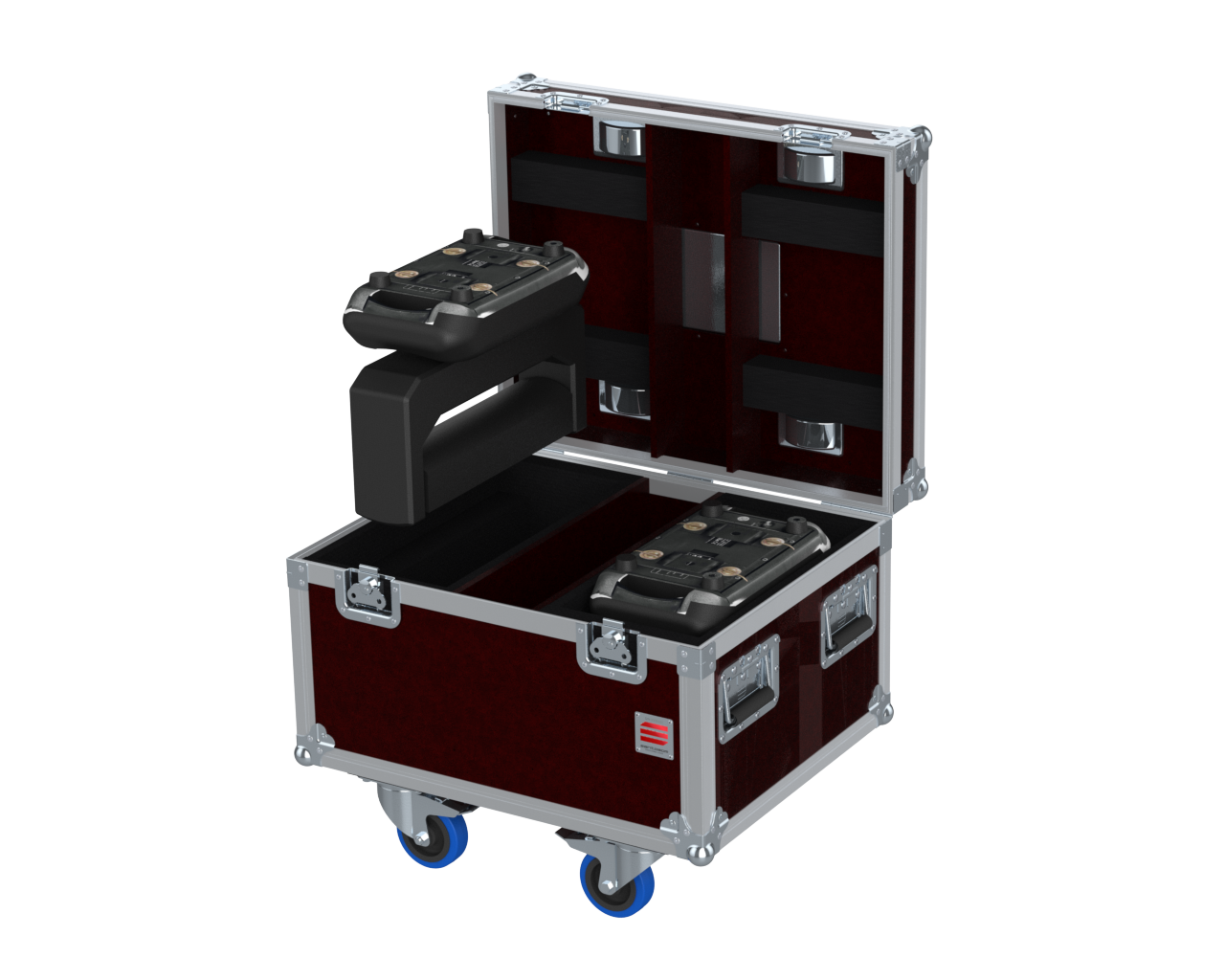 Santosom Flight case ECO, 2x Eurolite Led TMH-X Bar 5