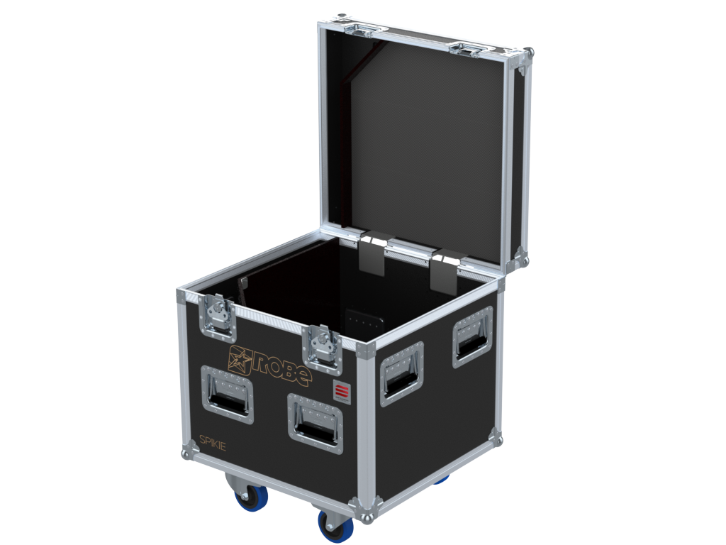 Santosom Moving Head Flight case PRO, 4x Robe SPIKIE (no foam shell)