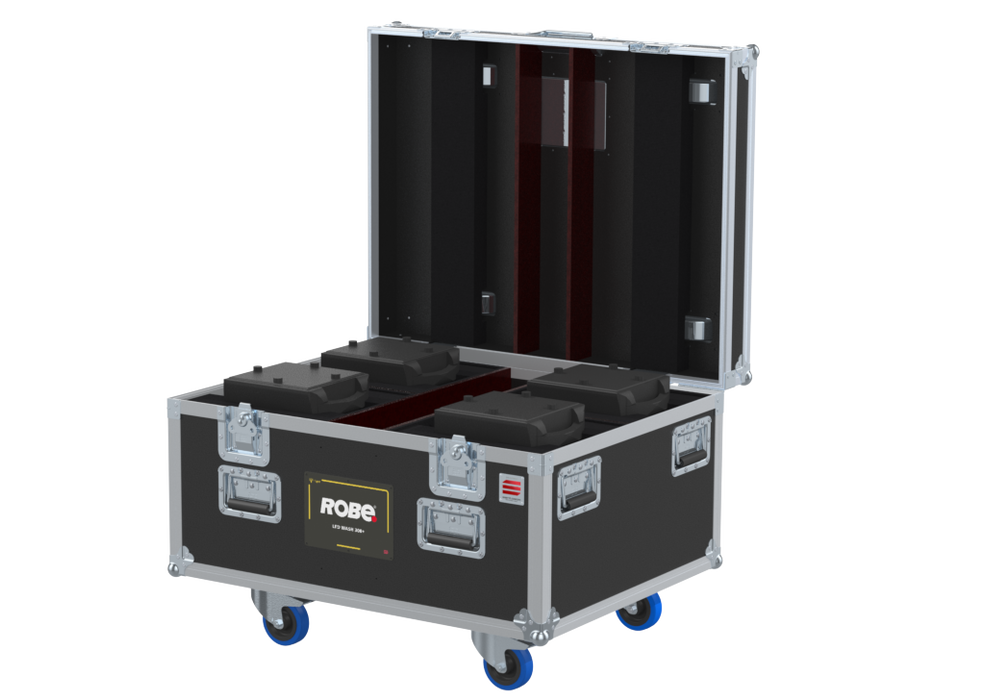 Santosom Moving Head Flight case PRO, 4x Robe Led Wash 300+