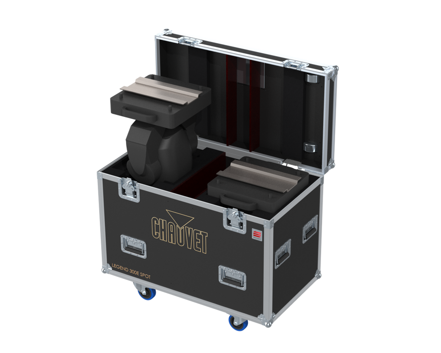 Santosom Moving Head Flight case PRO, 2x Chauvet Legend 300E Spot
