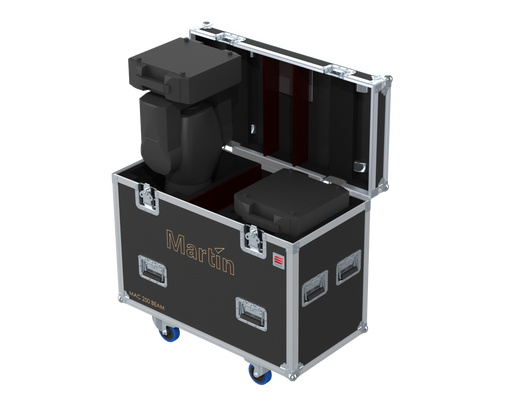 Santosom Moving Head Flight case PRO, 2x Martin Mac 250 Beam