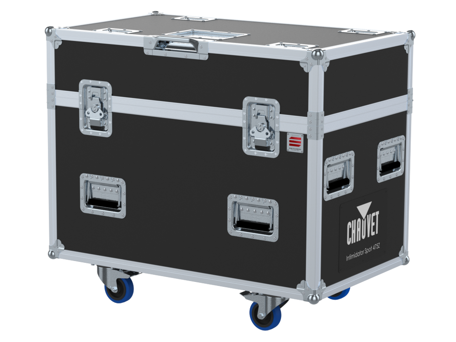 Santosom Moving Head Flight case PRO, 4x Chauvet Intimidator Spot 475Z Clamps On