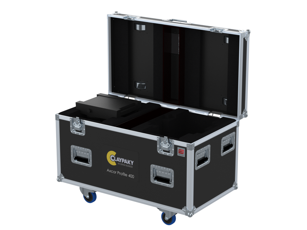Santosom Moving Head Flight case PRO, 2x Clay Paky Axcor 400 Profile